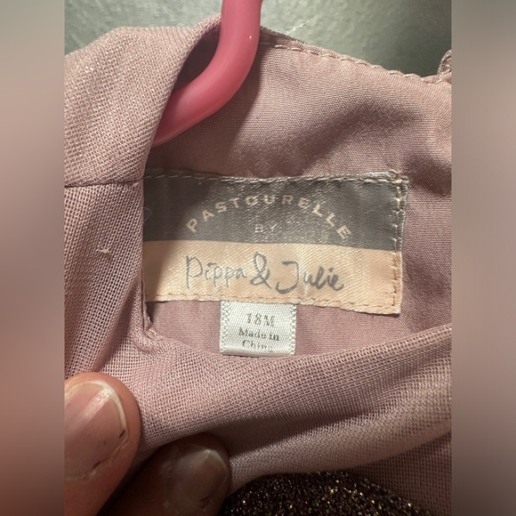 Pastourelle by Pippa & Julie Lilac Sparkly Heart Top - Picture 4 of 6